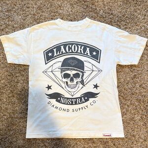 Diamond Supply Co. Cream Skull Graphic Tee